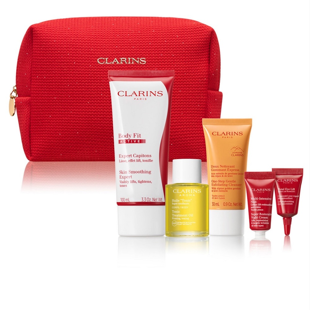 6 Piece Clarins-NEW